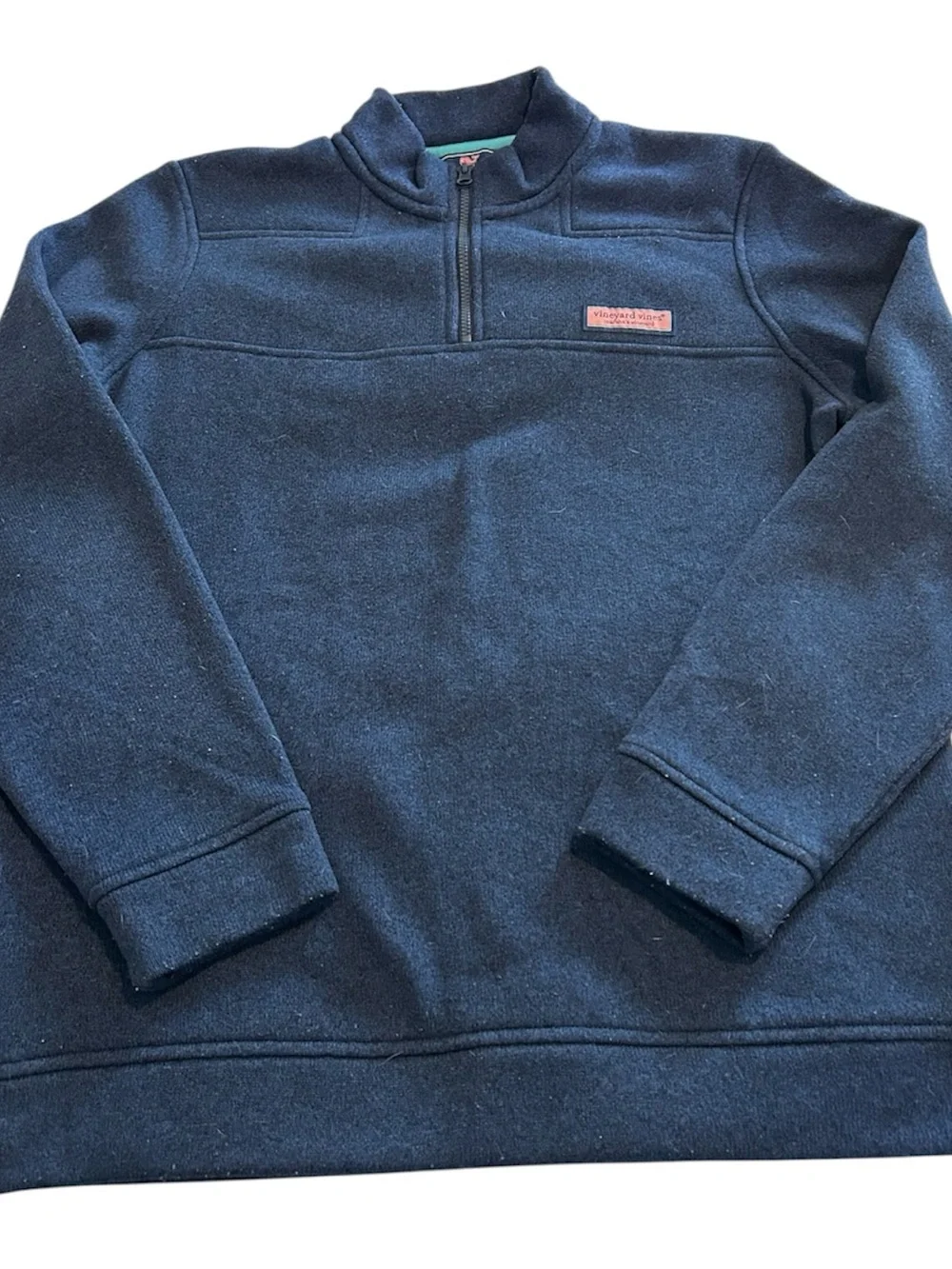 Vineyard Vines Navy 1/4 Zip Pullover